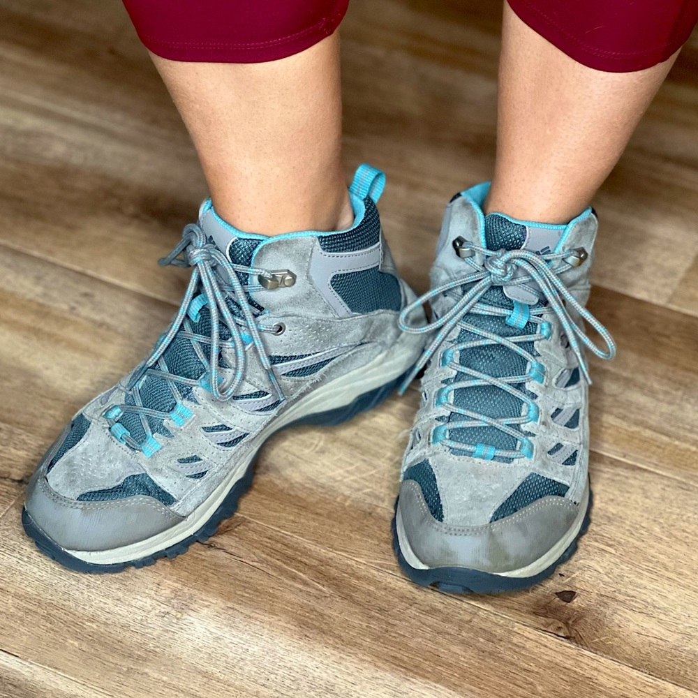 Women’s Size 9.5 Hiking/Construction Boots. Worn daily for 8 months at work.